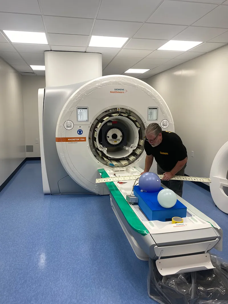MRI suite build-out