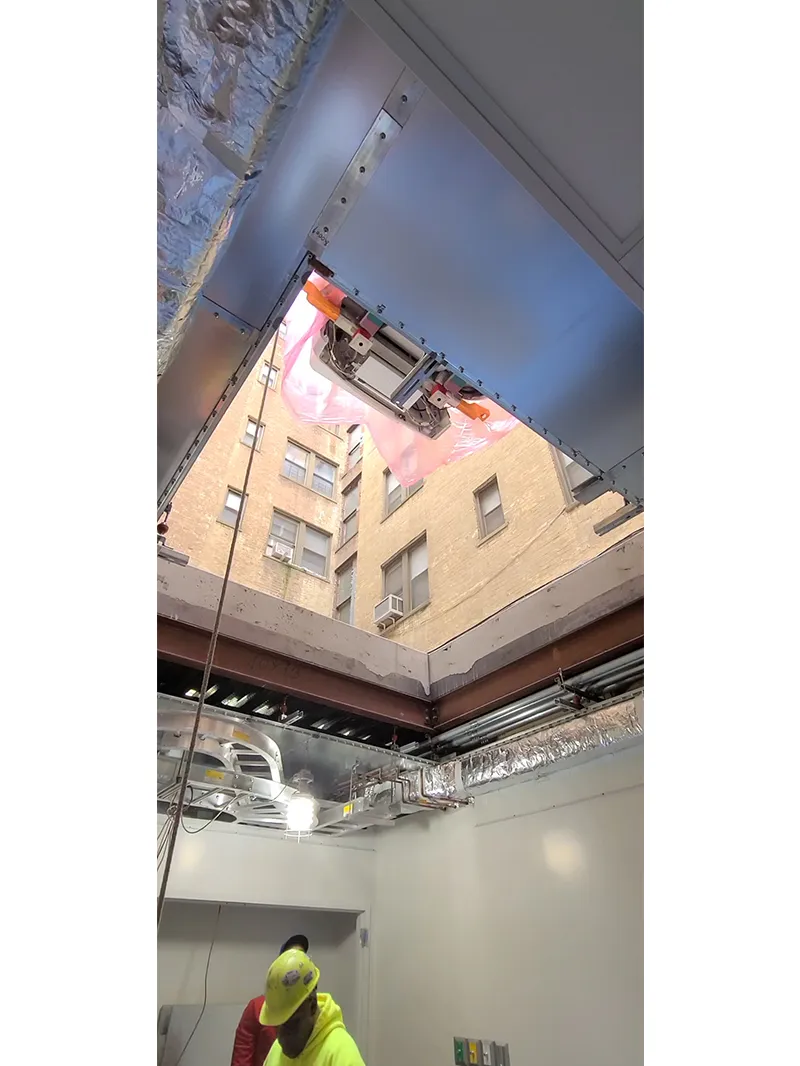 Roof opening & rigging